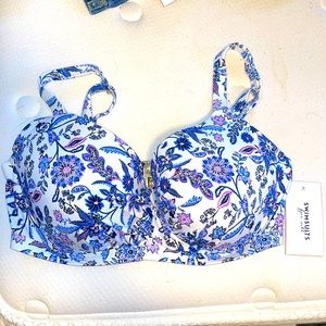 NWT- Swimsuits for all - Bra Sized Bikini Top - 36 DDD